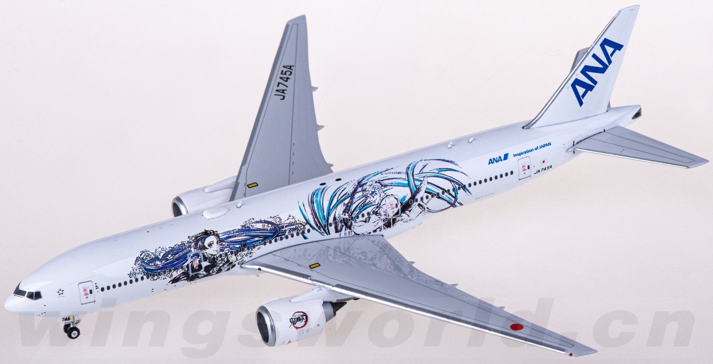 PH04490 ANA 全日空Boeing 777-200ER JA745A Phoenix 1:400 