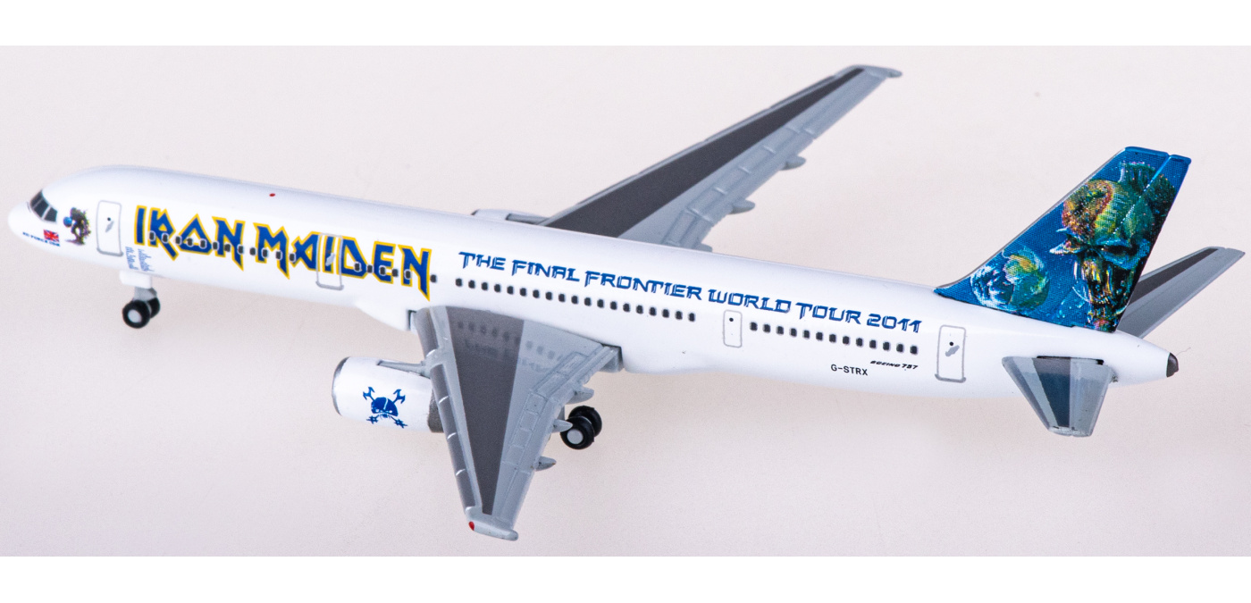 【中古】herpa Boeing 6個 535267 Iron Maiden 铁娘子乐队Boeing 757-200 G-STRX Ed Force