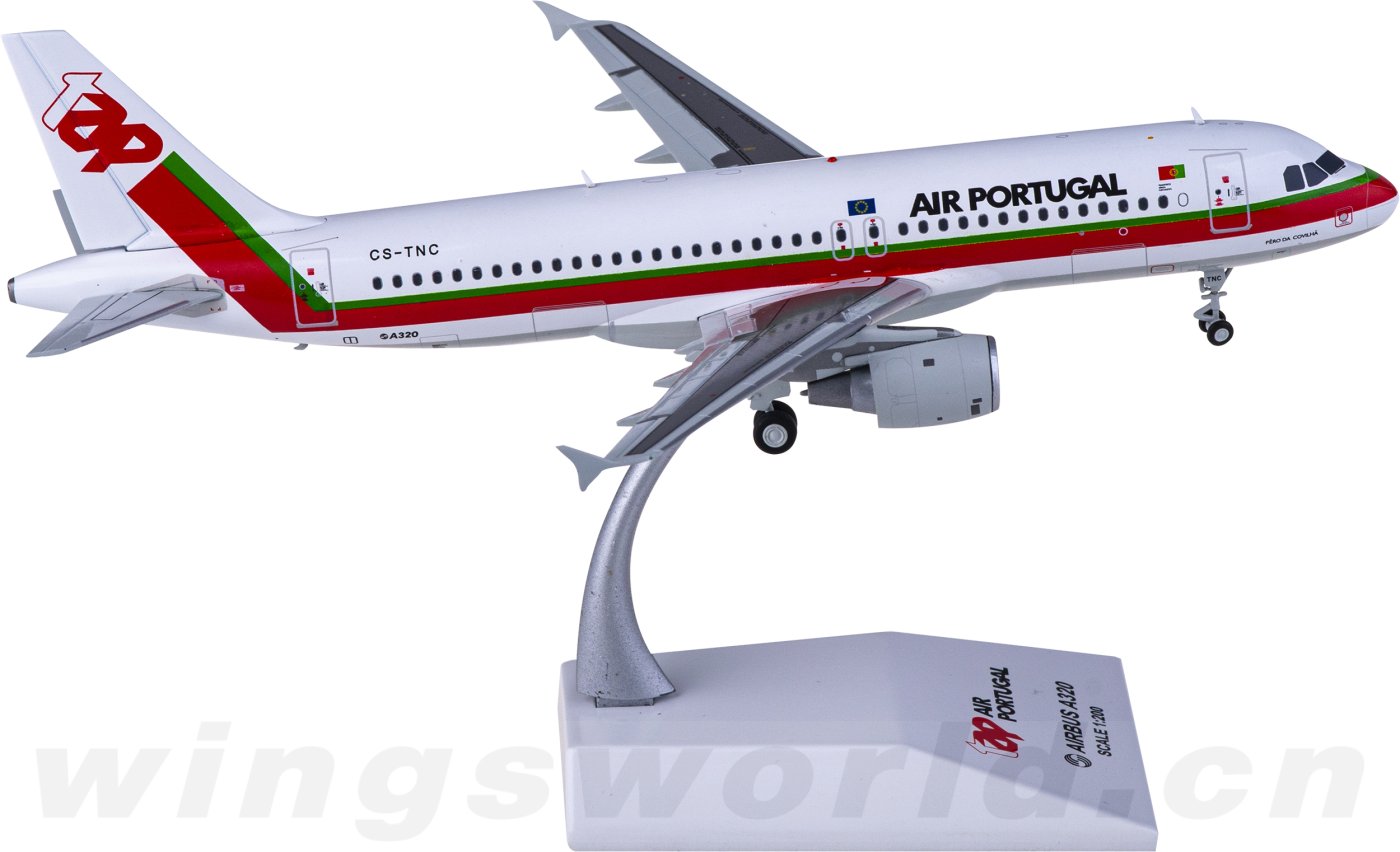 TAP32077Y TAP Portugal 葡萄牙航空Airbus A320 CS-TNC JC Wings 1:200