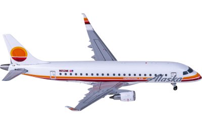 Geminijets 1:400 Alaska Airlines 阿拉斯加航空 Embraer ERJ-175 N652MK