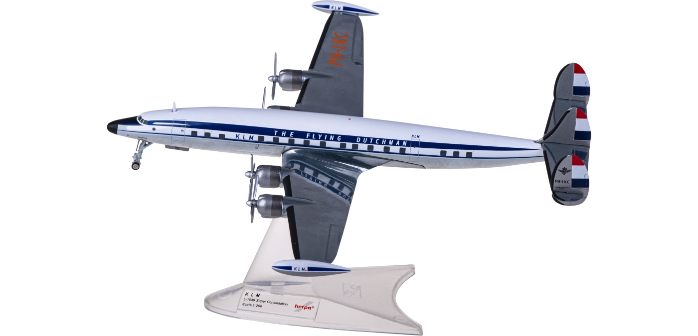 571616 Klm 荷兰皇家航空 Lockheed L 1049g Super Constellation Ph Lkc Negaton Herpa 1200 飞机模型世界 9371