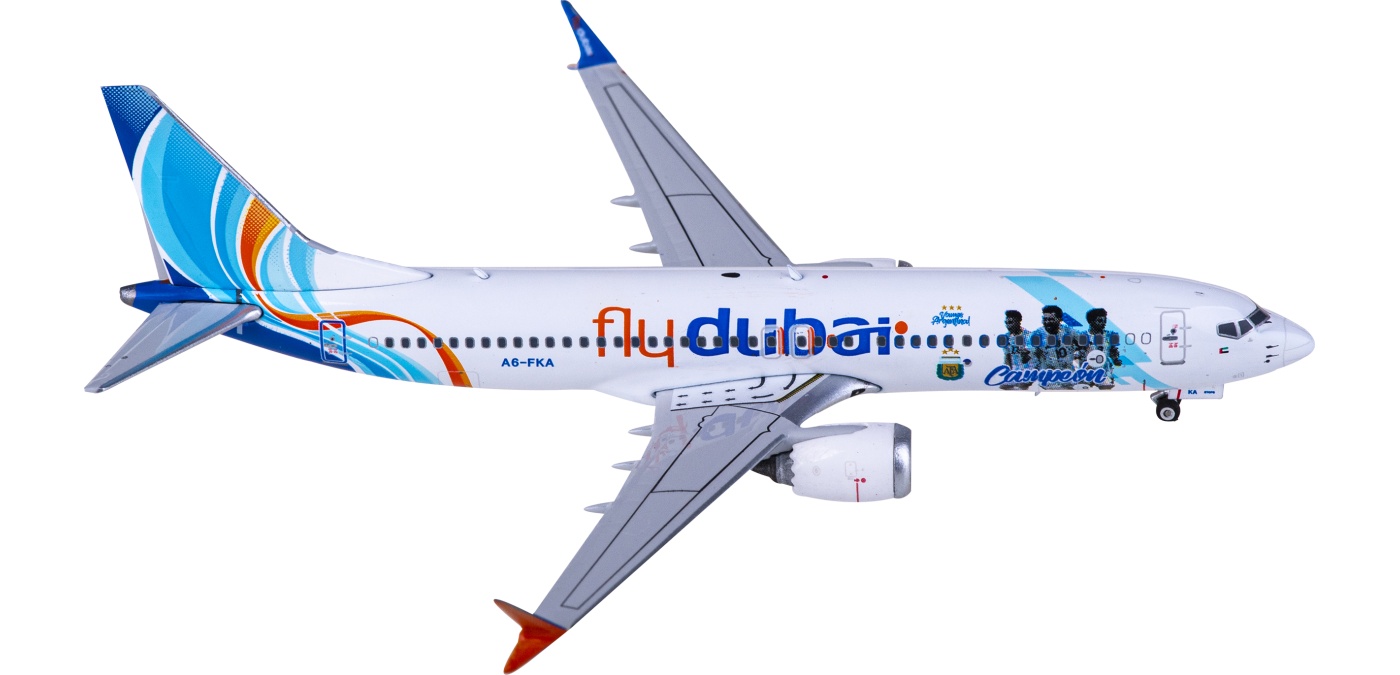 PH04501 Flydubai 迪拜航空Boeing 737 MAX 8 A6-FKA Phoenix 1:400