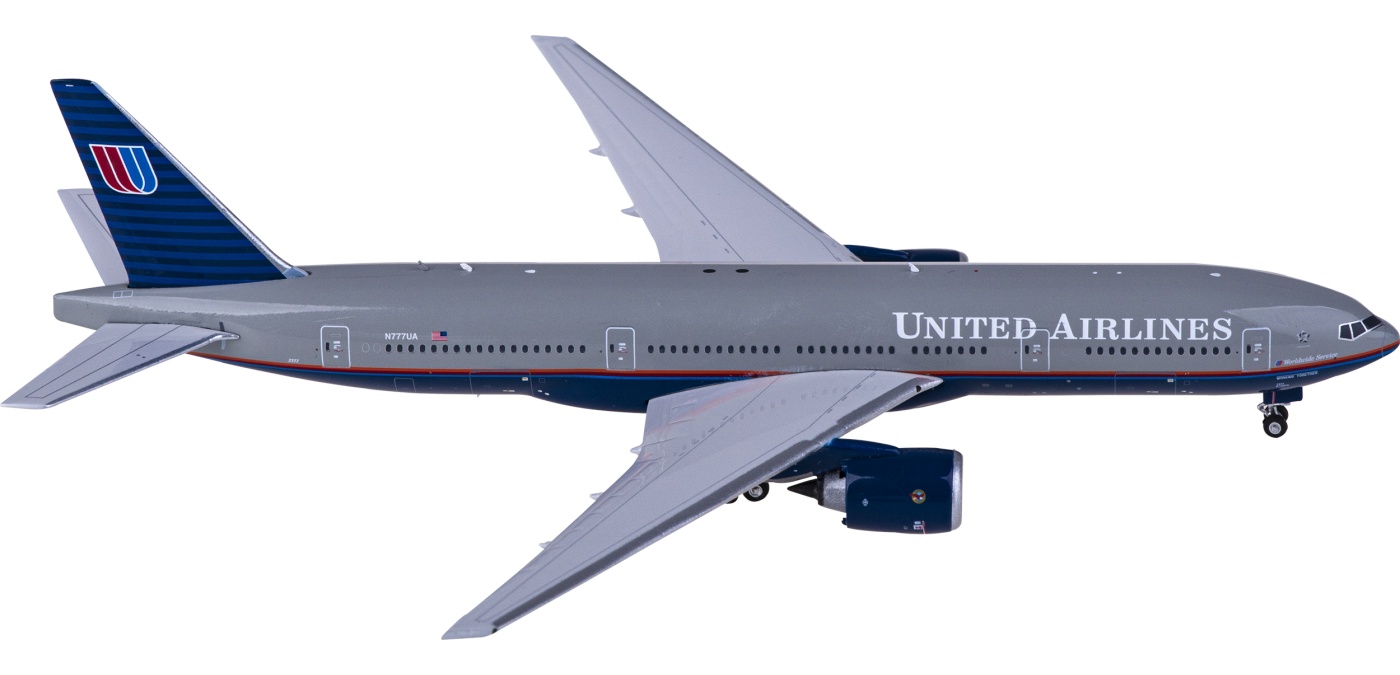 PH04508 United Airlines 美国联合航空Boeing 777-200 N777UA Phoenix 1:400 -飞机模型世界