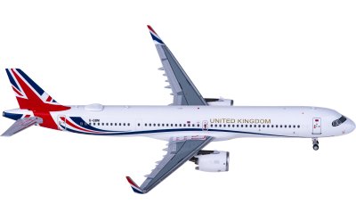 NGmodels 1:400 RAF 英国皇家空军 Airbus A321neo G-GBNI