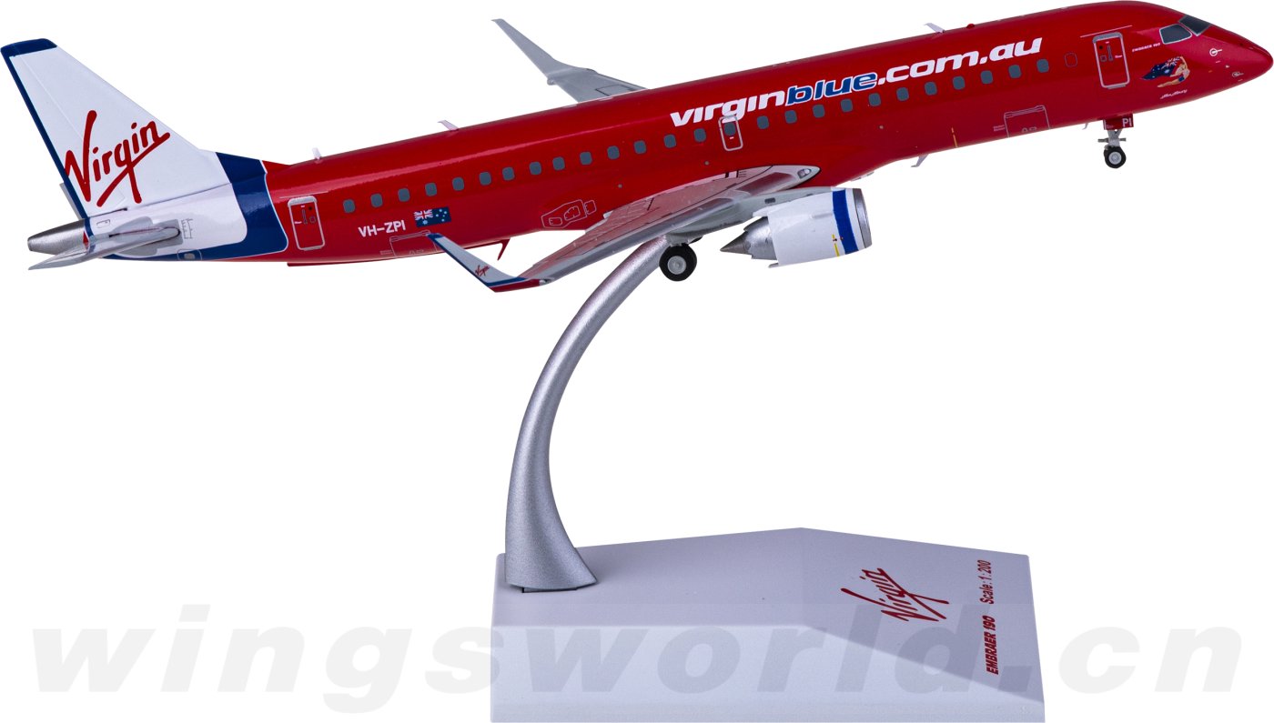 JC Wings 1:200 Virgin Blue Airlines EMBRAER 190 Diecast