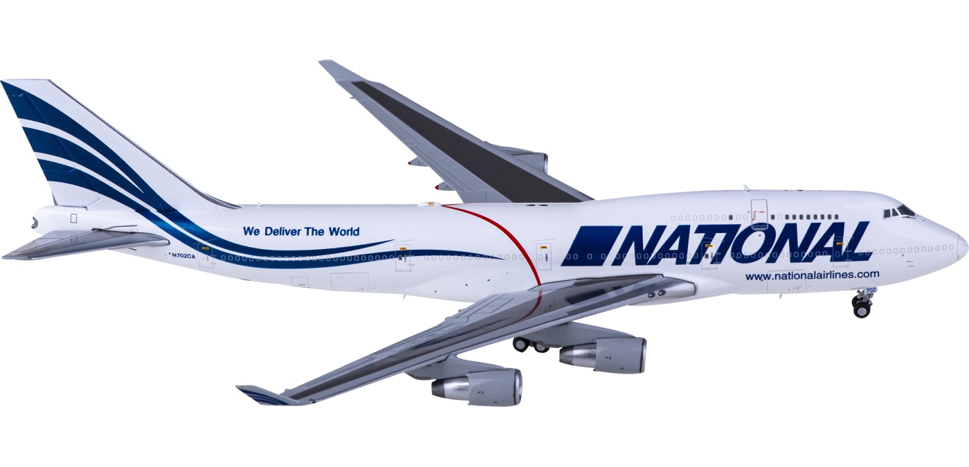 XX4975 National Airlines Boeing 747-400BCF N702CA JC Wings 1:400 