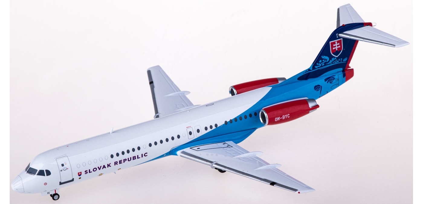 JC Wings1:200 スロバキア政府専用 Fokker100 OM-BYC JC_Wings_Slovakia_Government_F