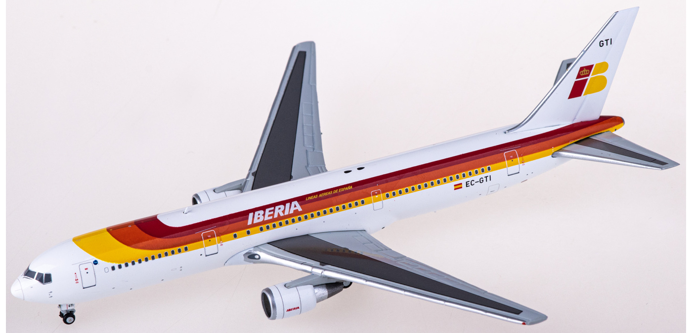 XX4261 Iberia 西班牙国家航空Boeing 767-300ER EC-GTI JC Wings 1:400 