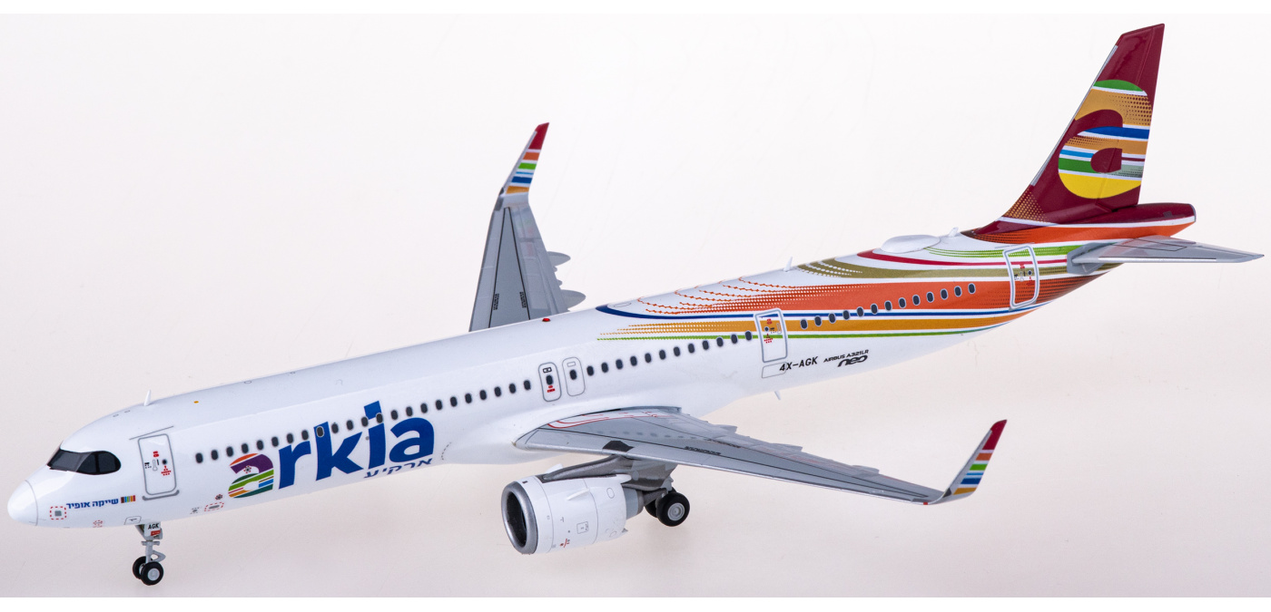 XX20041 Arkia 阿基亚以色列航空Airbus A321neo 4X-AGK JC Wings 1:200 