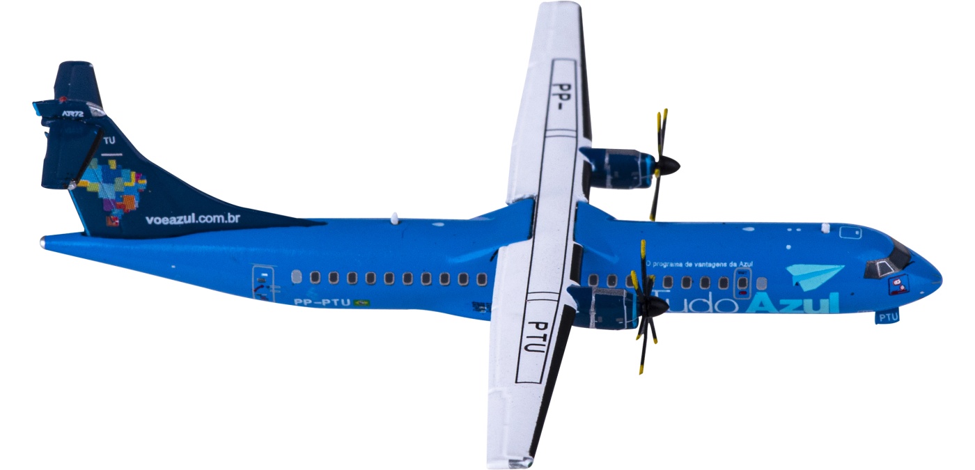 LH4258 Azul 蓝色巴西航空ATR-72-500 PP-PTU JC Wings 1:400 -飞机模型世界