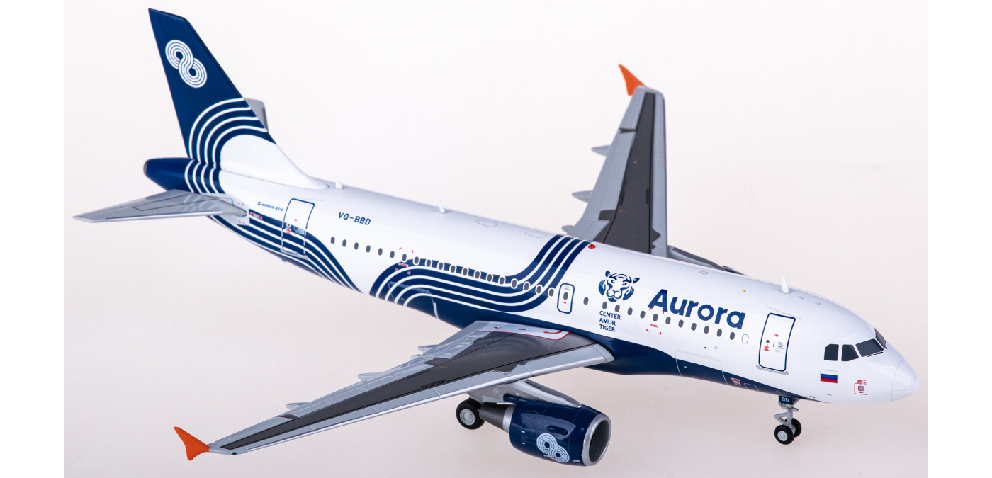 LH2250 Aurora Airbus A319 VQ-BBD JC Wings 1:200 -飞机模型世界