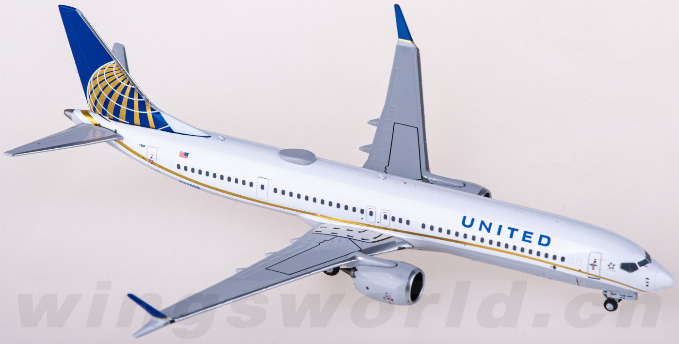 ngmodels1400ng89001unitedairlines美国联合航空boeing737max9n37508