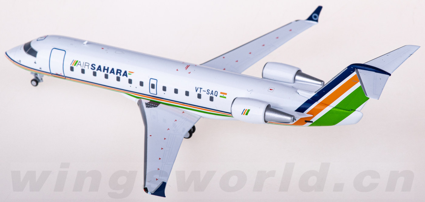 air sahara bombardier crj200er vt-saq ngmodels 1:200 -飞机模型