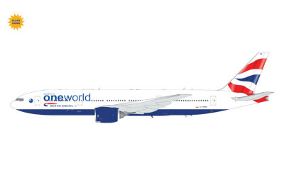 British Airways 英国航空 Boeing 777-200ER G-YMMR 寰宇一家 襟翼放下版