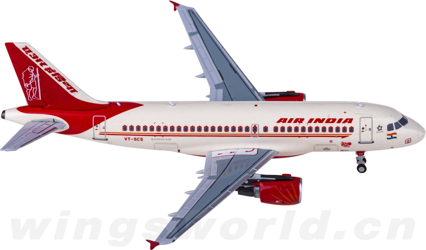 NGmodel エアインディア A319-100 VT-SCS 1/400 - 民間航空機
