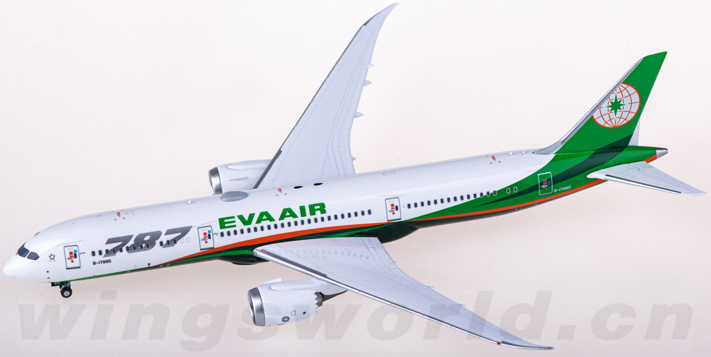 ngmodels1400ng55107evaair長榮航空boeing7879dreamlinerb17885