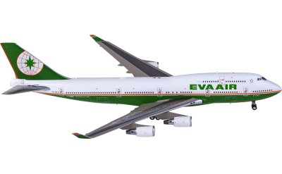 JC Wings 1:400 EVA Air 长荣航空 Boeing 747-400 B-16411 + 蒙皮钥匙串