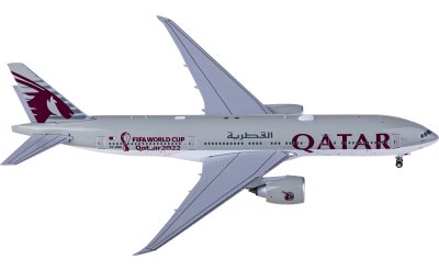 NGmodels 1:400 Qatar 卡塔尔航空 Boeing 777-200LR A7-BBE