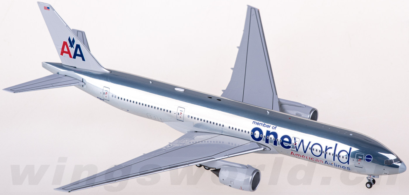 激レアAmerican Airlines B777-200 1/400 限定版 お取り寄せ商品】1/400 777-200ER アメリカン航空「 ワン