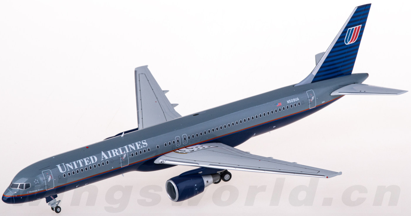 ユナイテッド航空 757-200 N509UA 1/200 United Airlines Boeing 757-200 Battleship N509UA - Jumbolino
