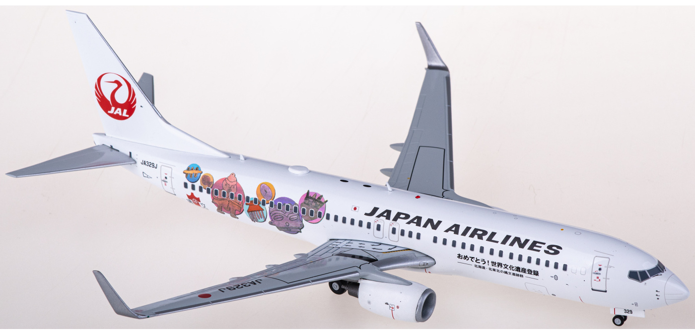 国内外の人気 新品 JAL B737-800 世界文化遺産登録 JA329J 1/200 