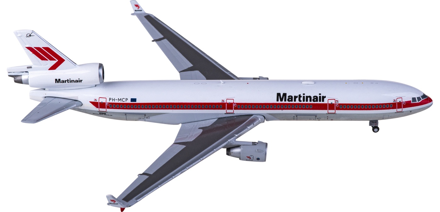 珍しい 航空機・ヘリコプター geminijets 1/400 md11f martinair 