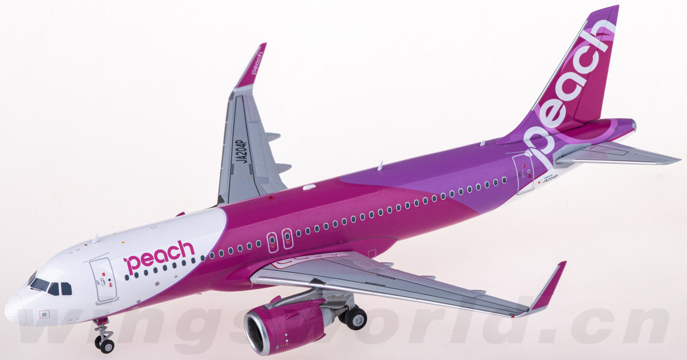 売り切り御免！】 peach 1/200 航空機 AIRBUS JA901P A321neo 航空機