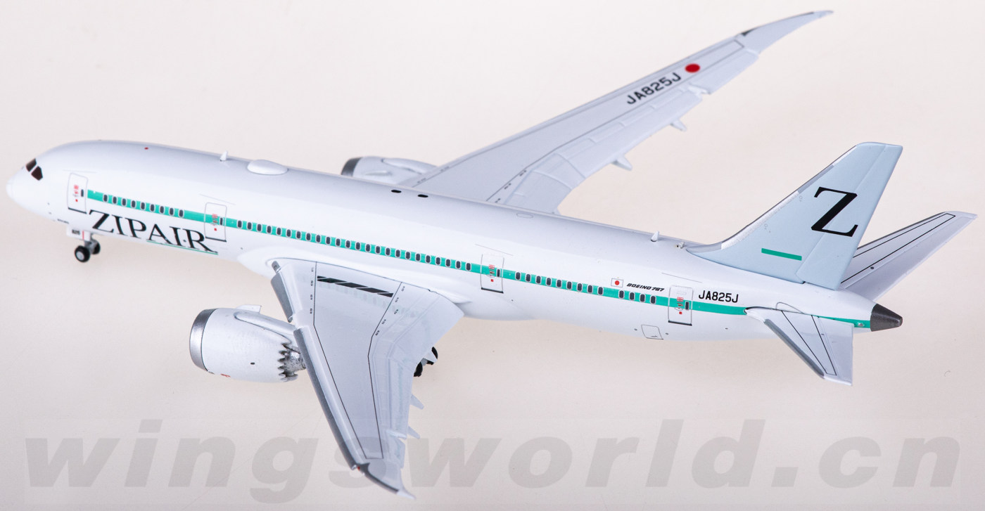 JC 1:400 ZipAir B787-8 JA825J フラップダウン JC 1:400 ZipAir B787-8 JA825J フラップダウン - メルカリ