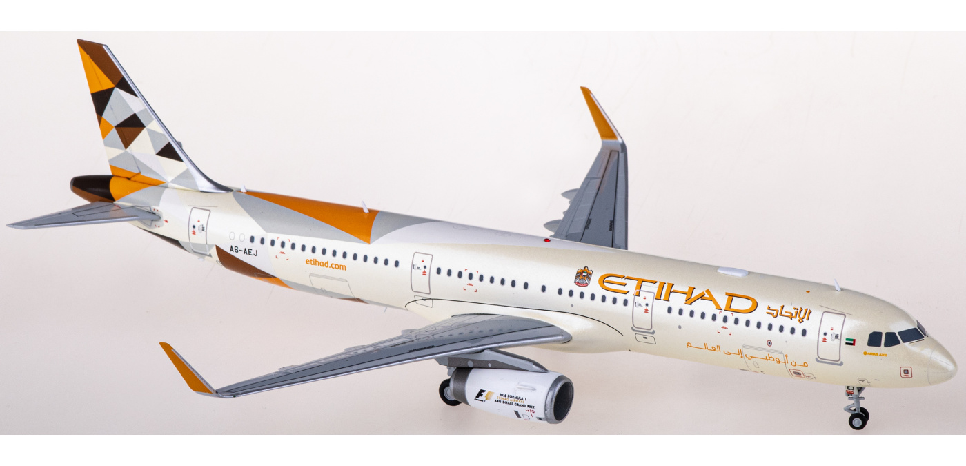 LH2402 Etihad Airways 阿提哈德航空Airbus A321 A6-AEJ JC
