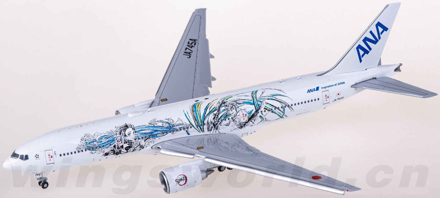 SA4015A ANA 全日空Boeing 777-200ER JA745A 襟翼放下版JC Wings