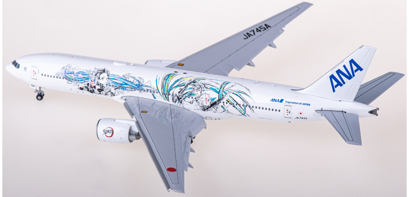 SA4015A ANA 全日空Boeing 777-200ER JA745A 襟翼放下版JC Wings 1:400 