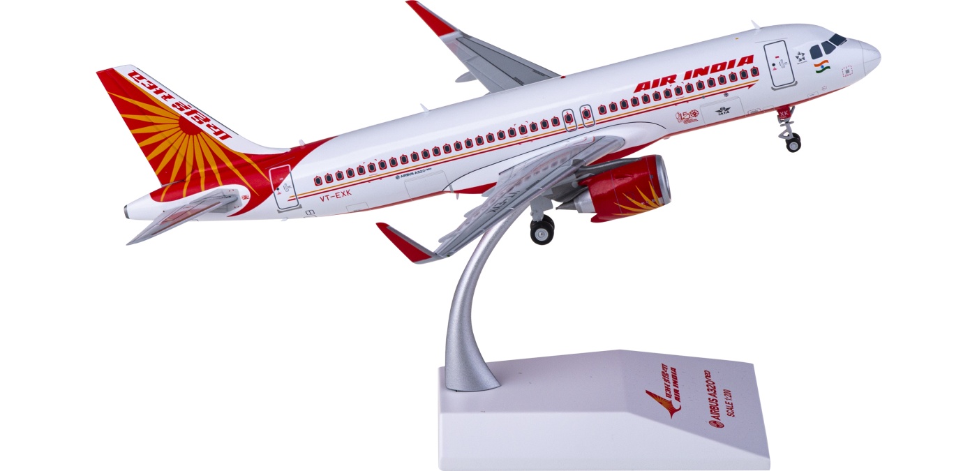 LH2411 Air India 印度航空Airbus A320neo VT-EXK JC Wings 1