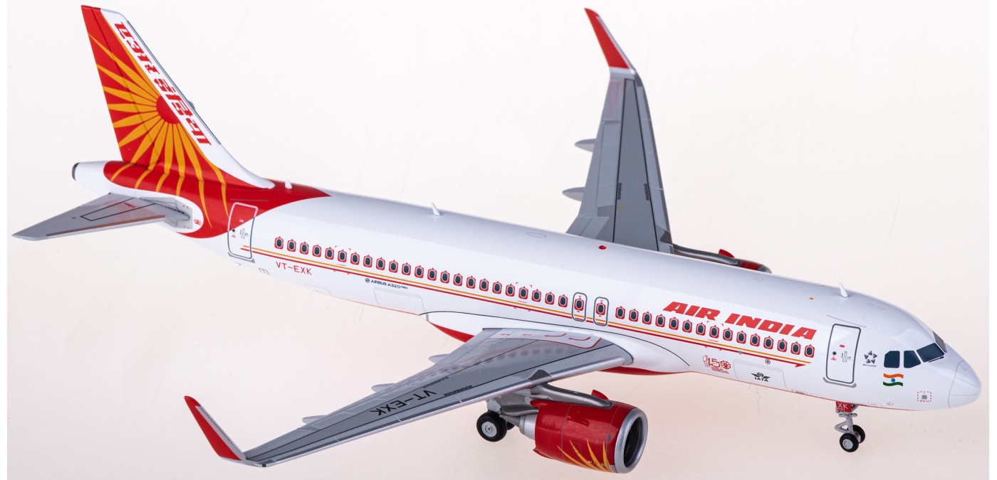 LH2411 Air India 印度航空Airbus A320neo VT-EXK JC Wings 1