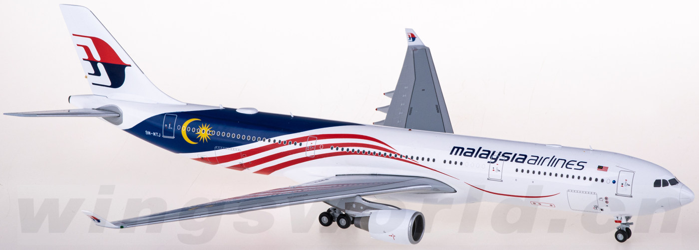 XX20085 Malaysia Airlines 马来西亚航空Airbus A330-300 9M-MTJ JC