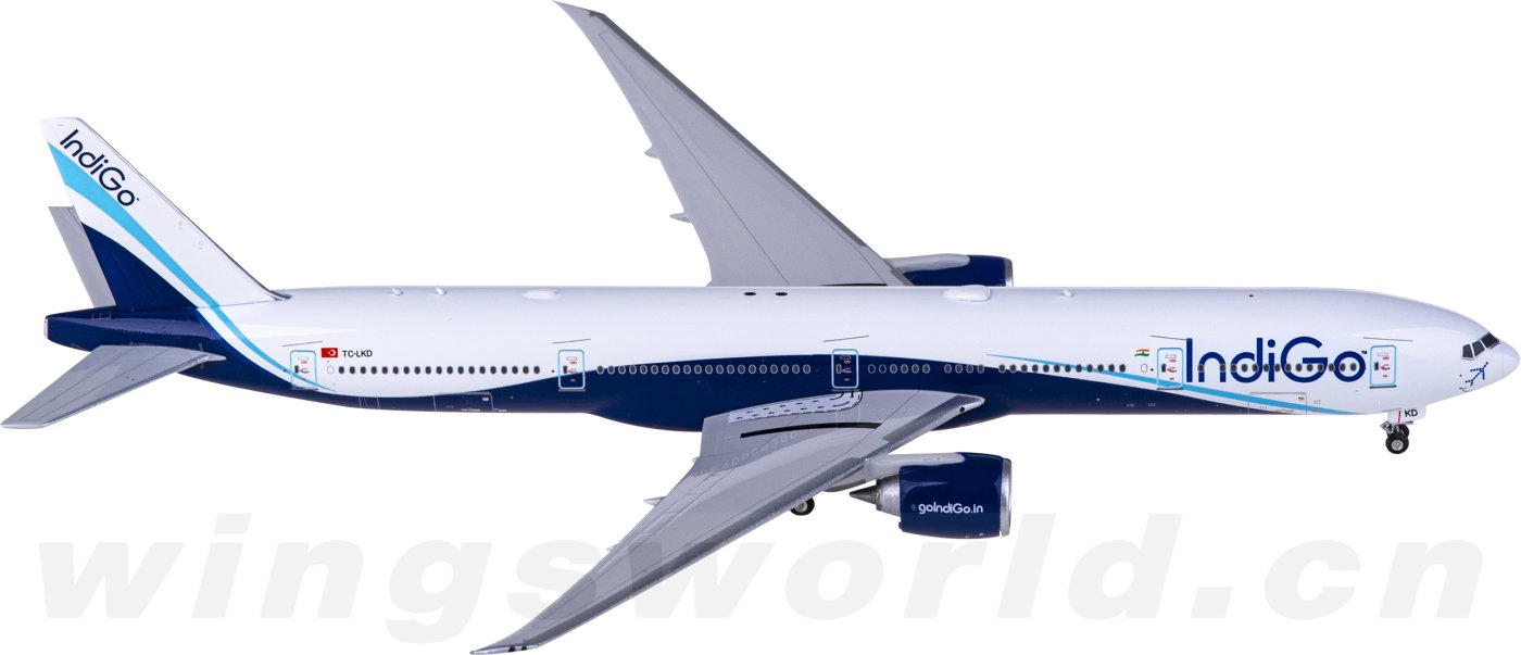 インディゴ 777-300ER TC-LKD 1/400 Jcwings インディゴ 777-300ER TC-LKD 1/400 LH4344