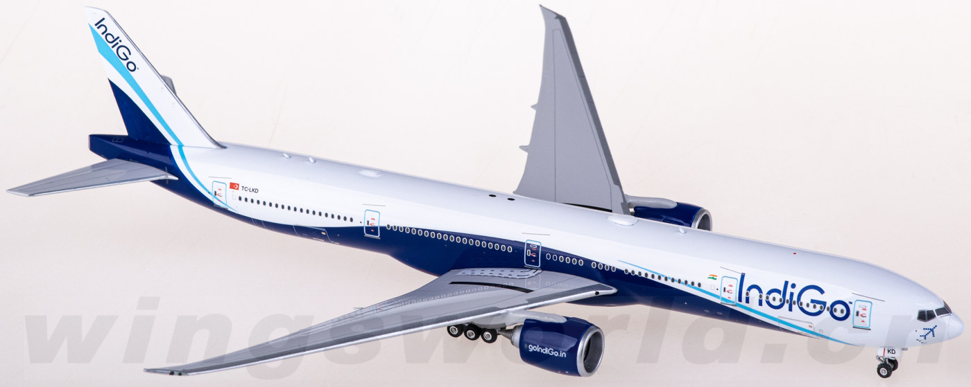 インディゴ 777-300ER TC-LKD 1/400 www.JetCollector.com: Indigo B777-300ER TC-LKD 1:400 Scale