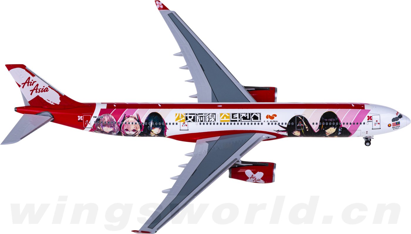 NG62062 AirAsia 亚洲航空Airbus A330-300 9M-XXB NGmodels 1