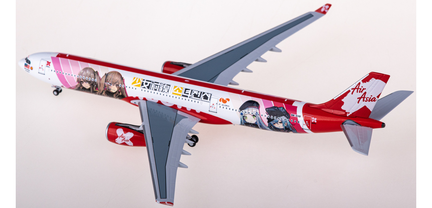航空機・ヘリコプター AirAsia Airbus A330 POP AirAsia X Airbus Industries A330-300 9M-XXA ezToys - Diecast