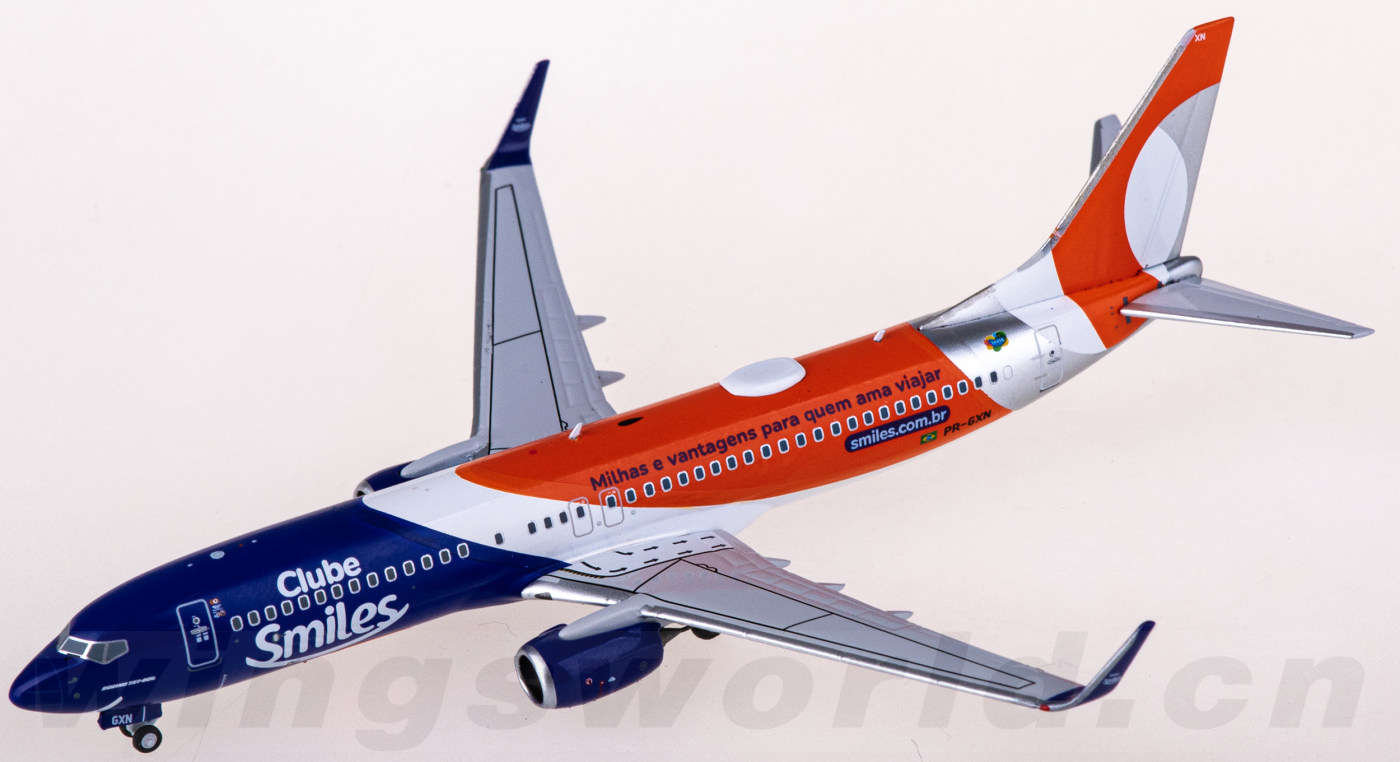 ゴル航空 737-800 PR-GUQ 1/400 ゴル航空 737-800 PR-GUQ 1/400 Gol Airlines 737-800 Pr-Guq 1/400