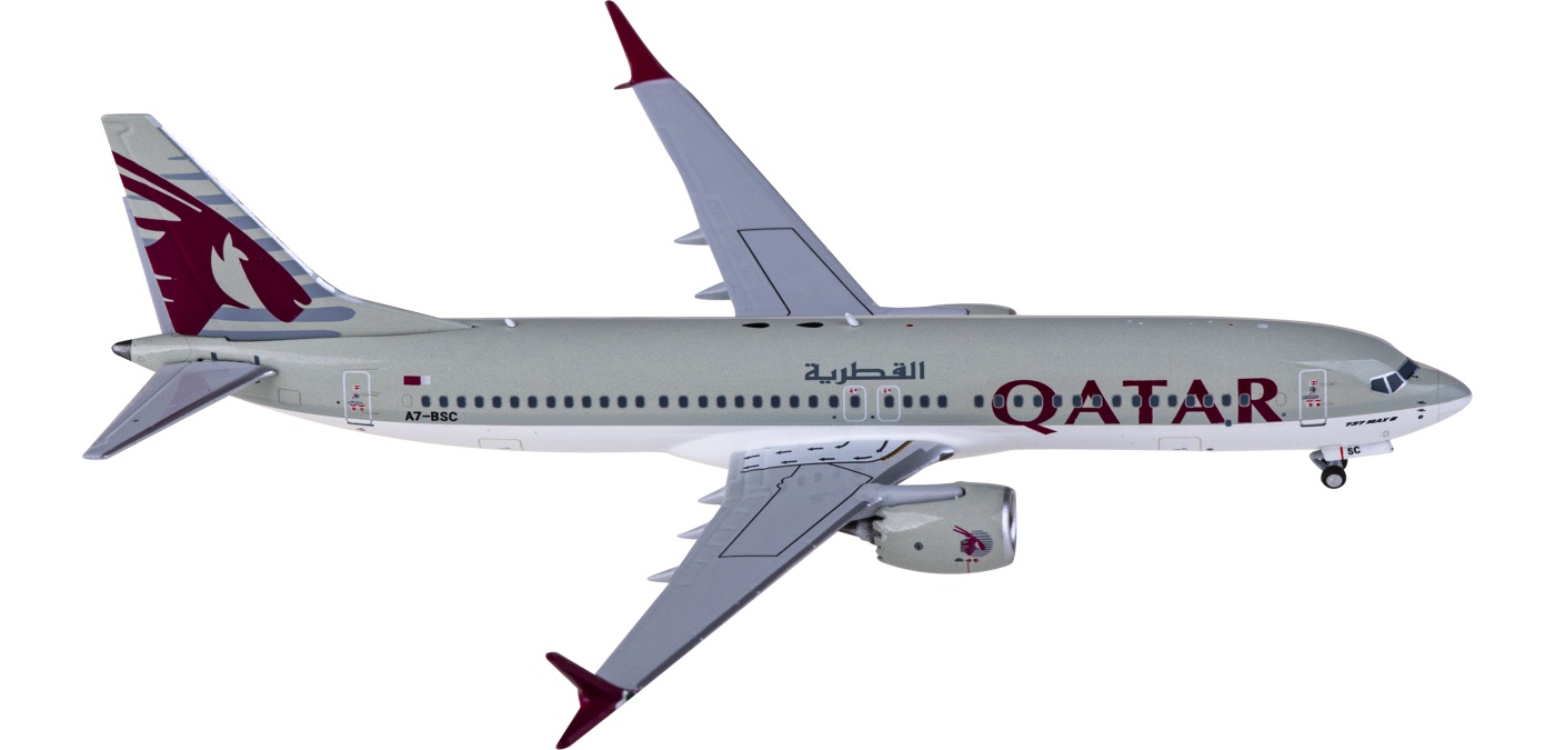 NG88013 Qatar 卡塔尔航空Boeing 737 MAX 8 A7-BSC NGmodels 1