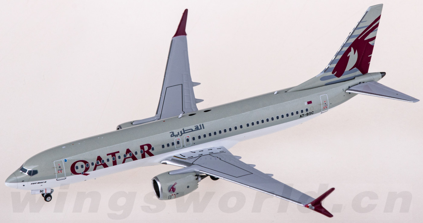 NG88013 Qatar 卡塔尔航空Boeing 737 MAX 8 A7-BSC NGmodels 1