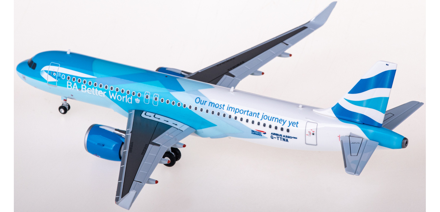 その他 British Airways 1/200 Herpa 572392 British Airways 英国航空Airbus A320neo G-TTNA Herpa 1