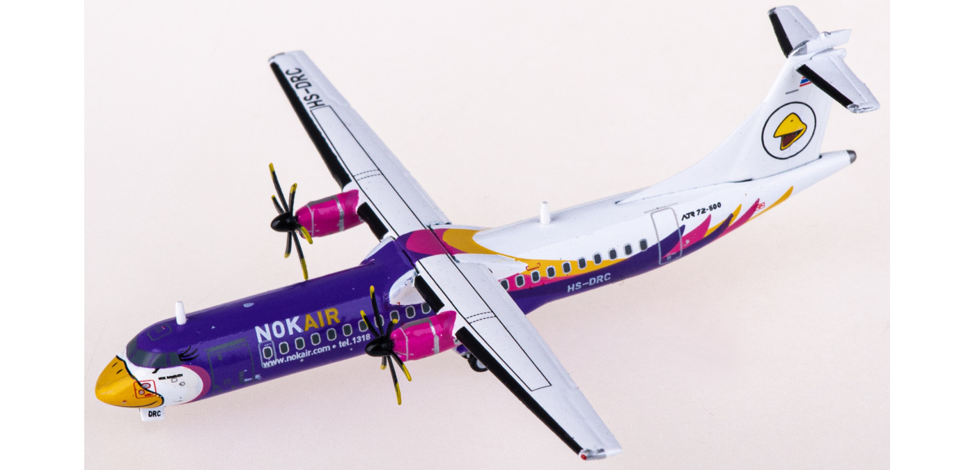 LH4256 Nok Air 皇雀航空ATR-72-500 HS-DRC JC Wings 1:400 -飞机模型世界