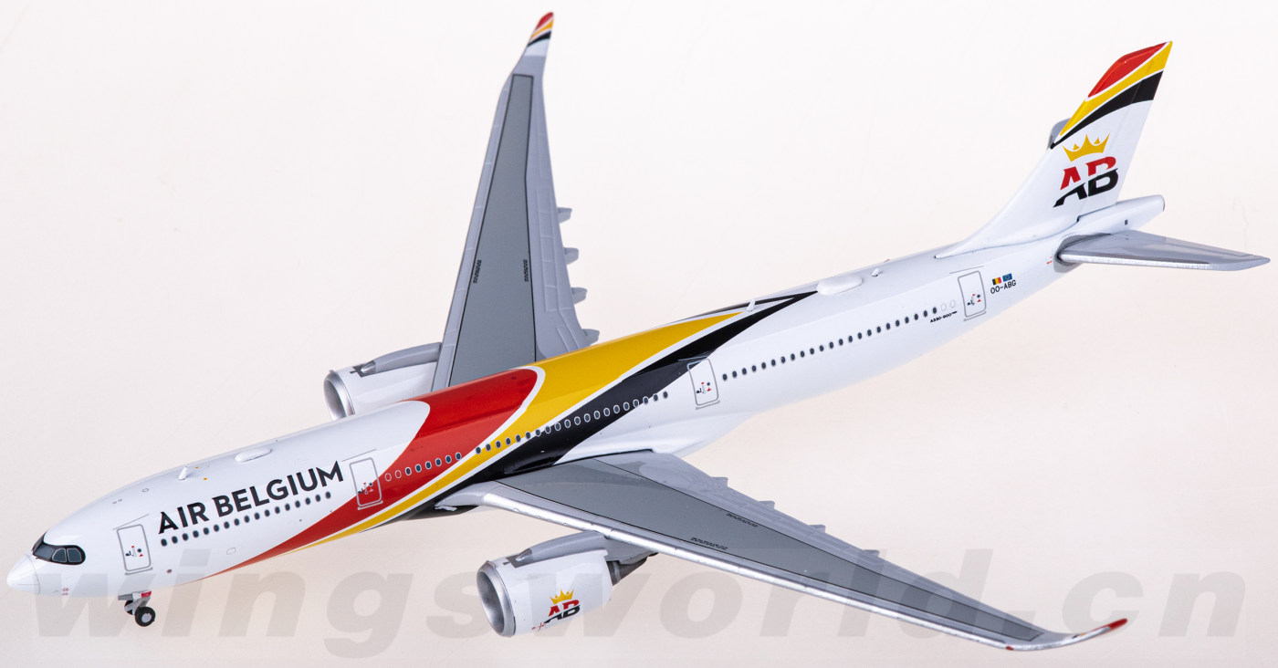 エアベルギー A330-900neo OO-ABG 1/400 Air Belgium Airbus A330-900neo OO-ABG JC Wings LH4ABB276