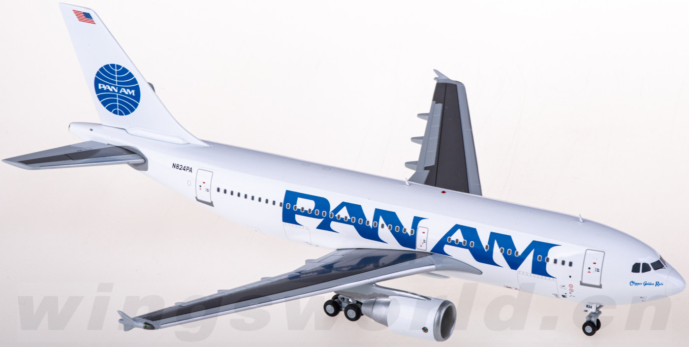 PAN AM / パンアメリカン航空　パンナム｜エアバス　A310｜1/200 Gemini Jets Pan Am Airbus A310-300 N823PA - 1/200 – West Coast