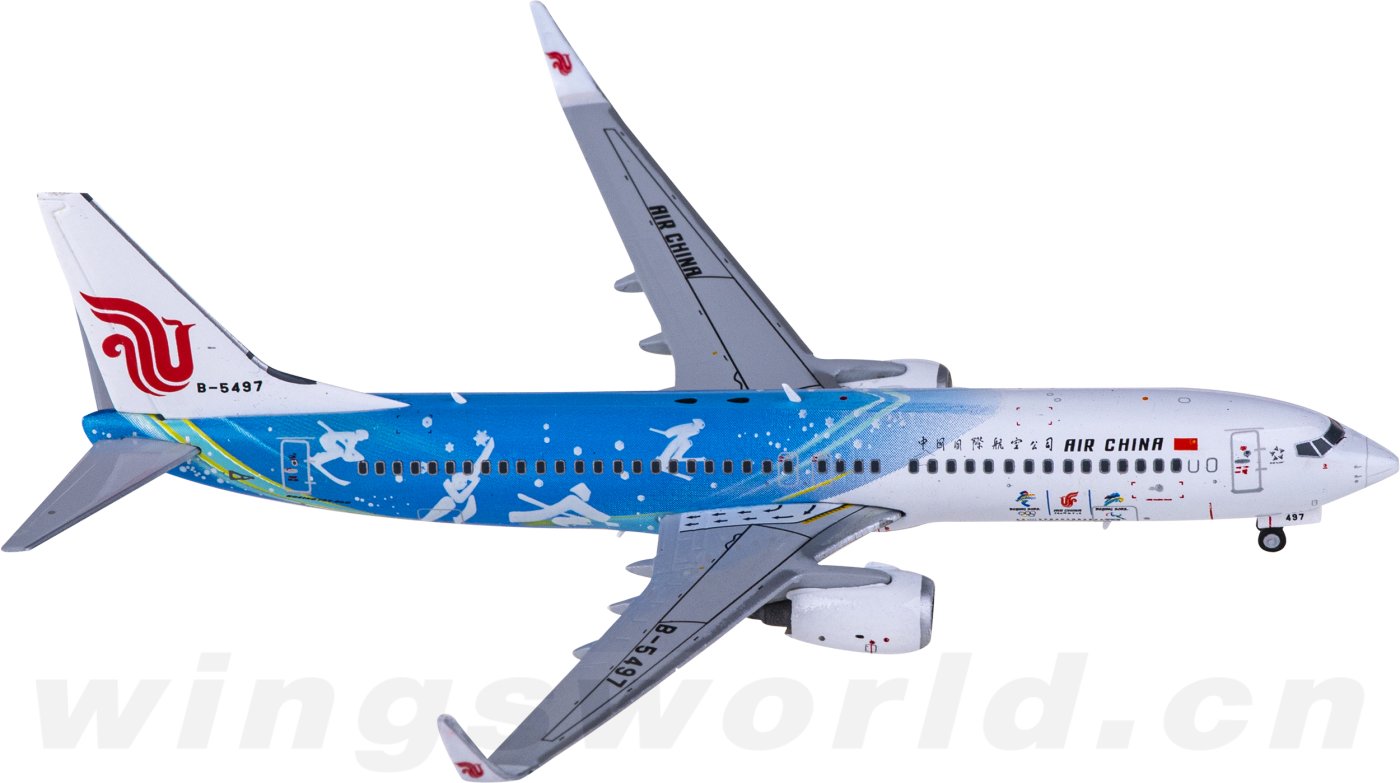 XX4986 Air China 中国国际航空Boeing 737-800 B-5497 JC Wings 1:400 