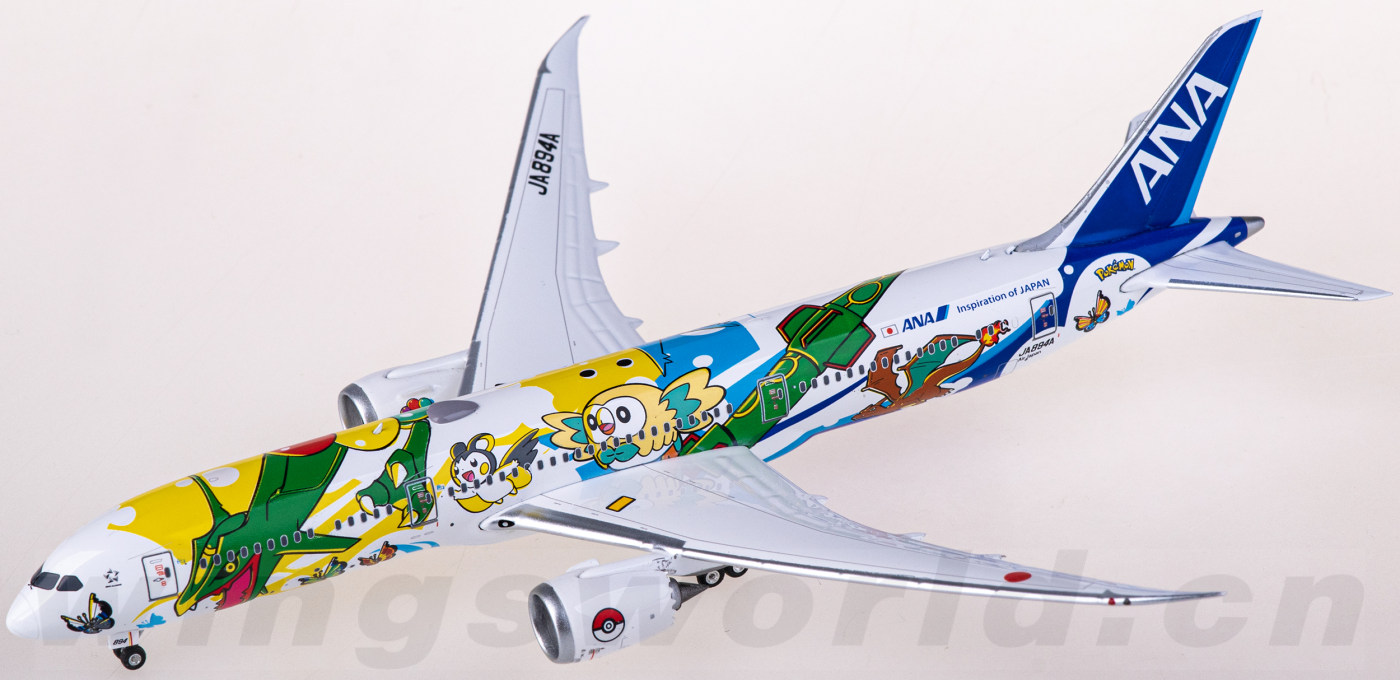 数量は多い 787-9 ANA ポケモン 1:400 MODEL NG 全日空 ピカチュウ 