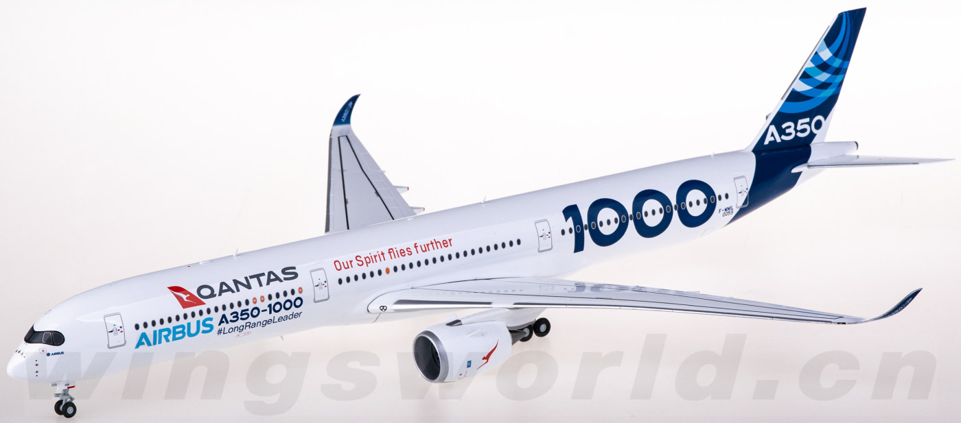 572477 Qantas 澳洲航空Airbus A350-1000 F-WMIL Herpa 1:200 -飞机