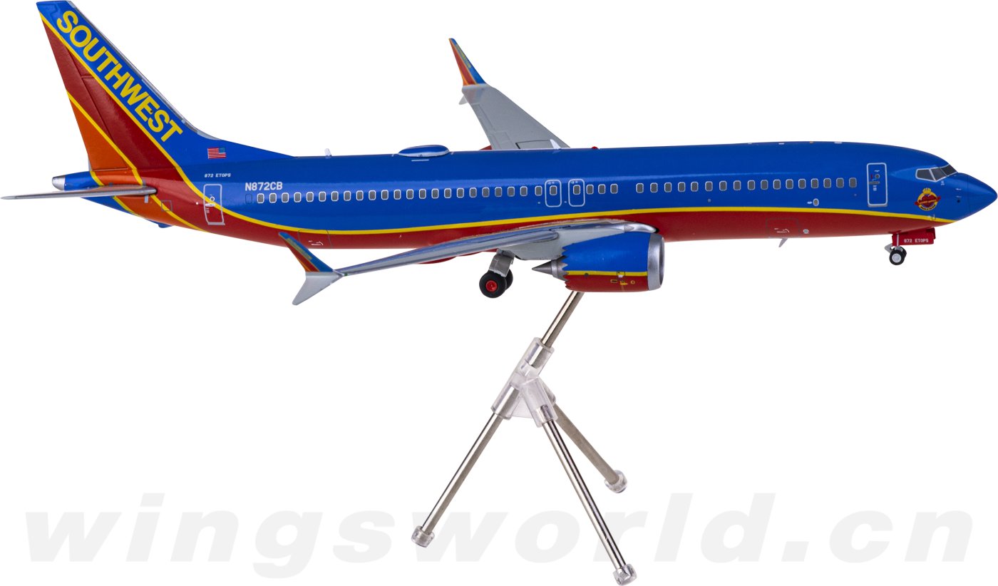 G2SWA1217 Southwest Airlines 美国西南航空Boeing 737 MAX 8 N872CB