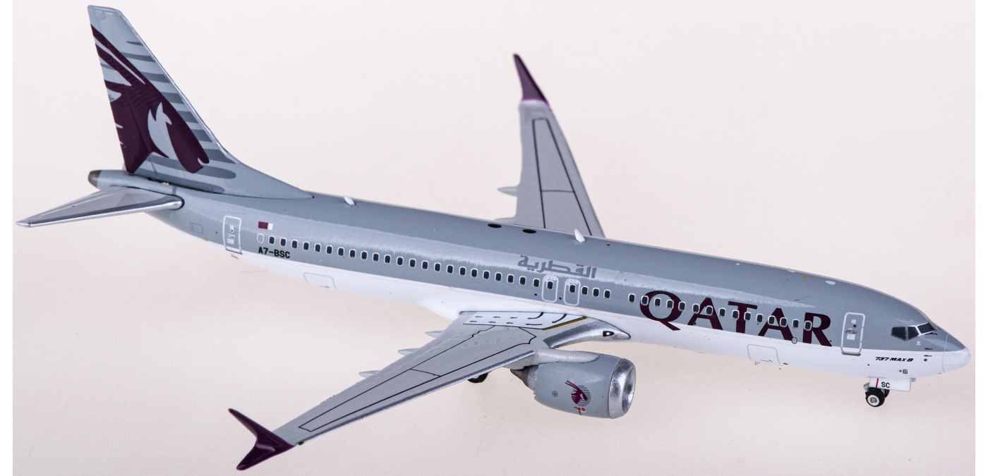 PH11814 Qatar 卡塔尔航空Boeing 737 MAX 8 A7-BSC Phoenix 1